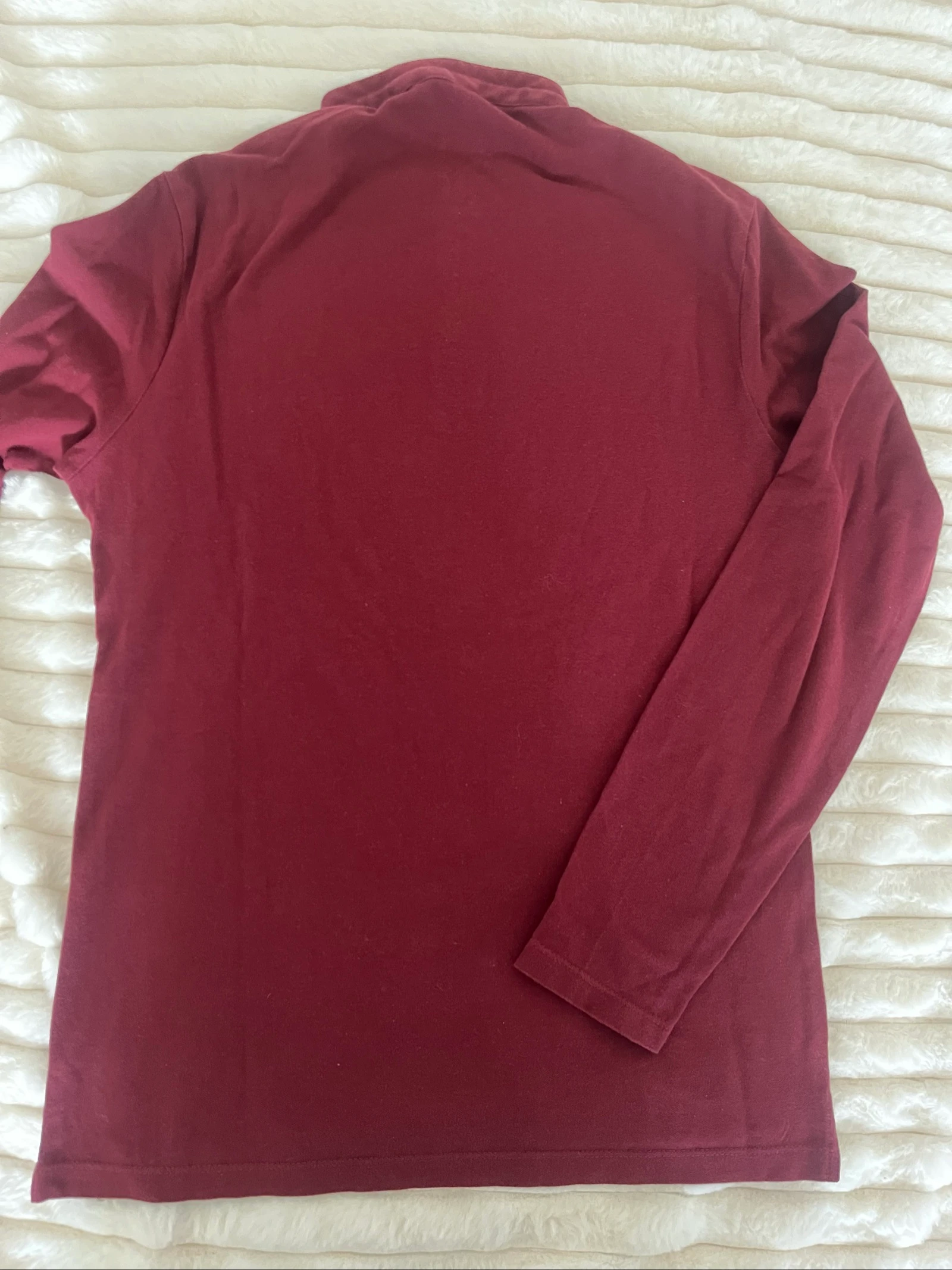 Polo de manga larga The Kooples Sport - Cuello oficial - Burdeos - Talla S - TBE – photo 8